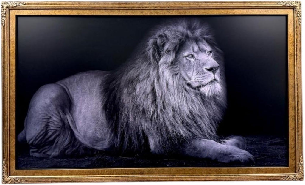 32,43,50,55 Inch Handcrafted ornate TV frame for Samsung The Frame TV and Pro Model. Marble Gold Finish (not for use with other tv models) (55 INCH)