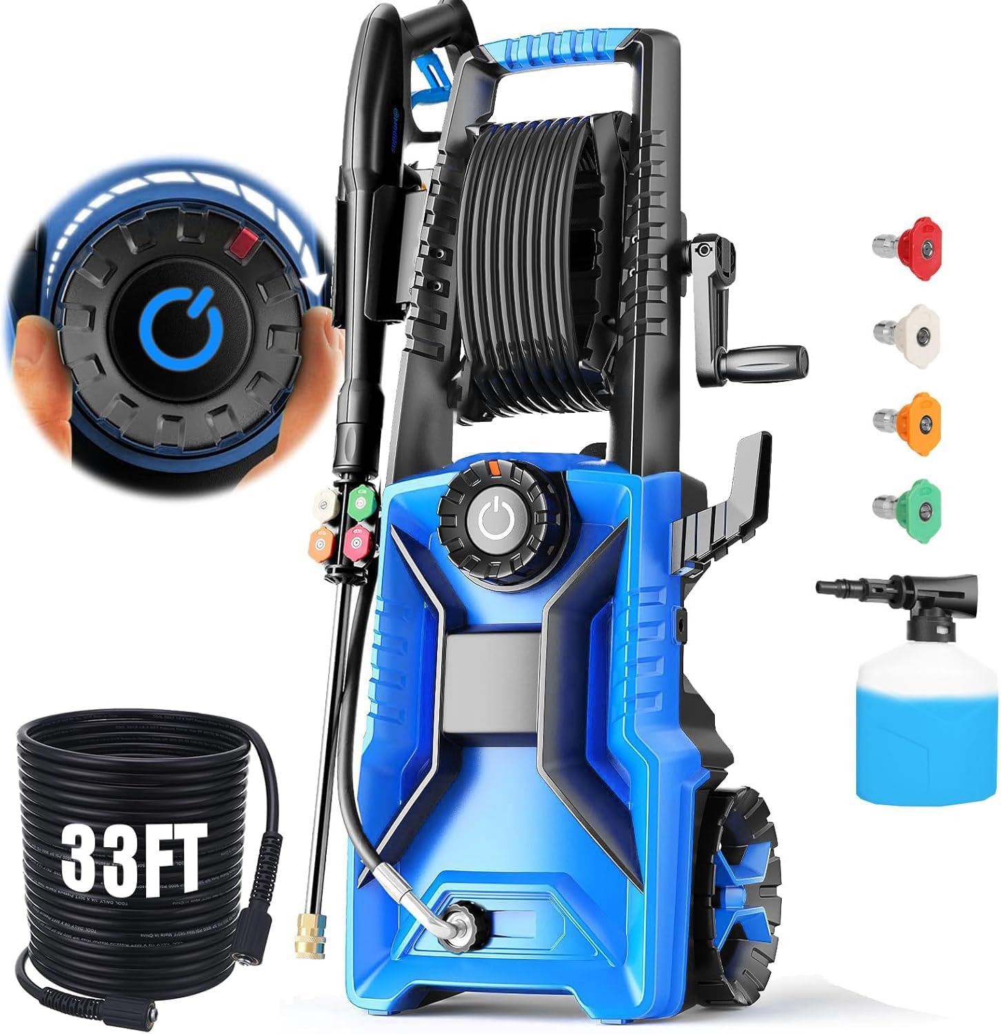 5000 MAXPSI Pres*Sure Washer, Po*wer Cleaner, Blue