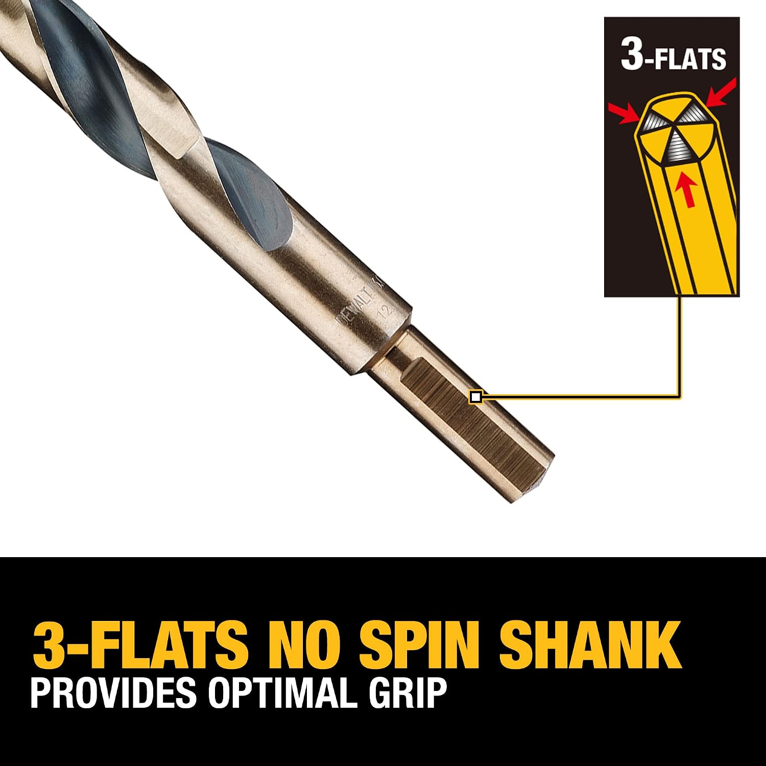 DEWALT Drill Bit Set, 21-Piece, 135 Degree Split Point, 31 Degree Helix, Black Oxide Coated, for Plastic, Wood and Metal (DWA1181) (Pack of 5)
