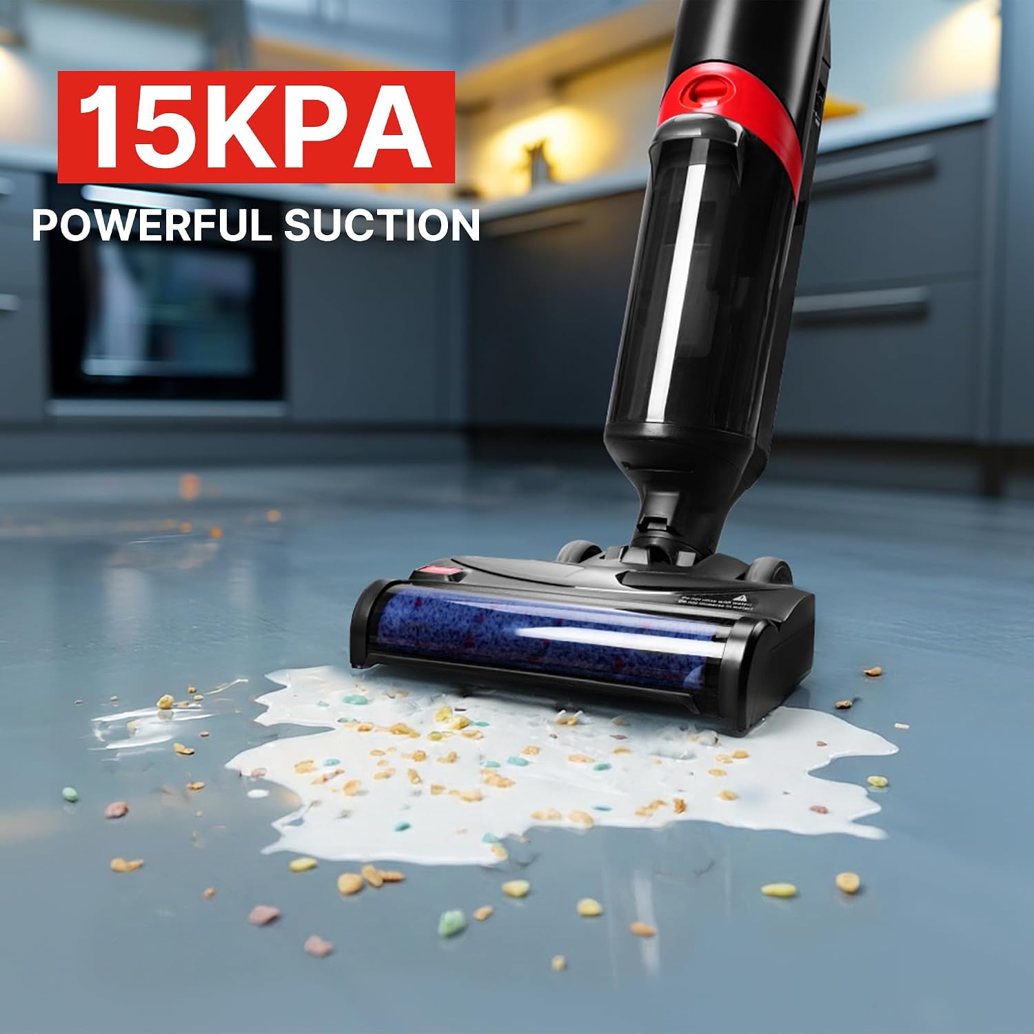 Shop-Vac Wet Dry Vacuum Cleaner and Mop, 15000Pa Vacuum Mop All in One, Lightweight Multi-Surface Cleaner with Self-Cleaning, LED Display & Voice Prompts