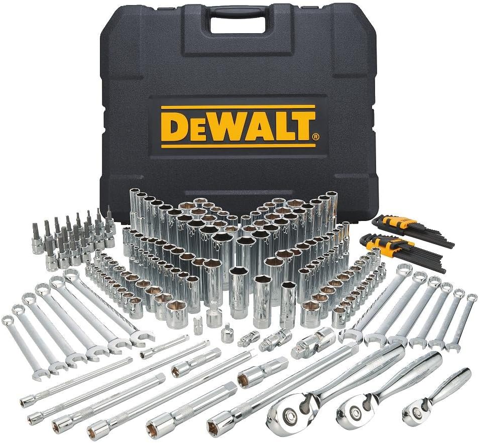 DEWALT Mechanics Tool Set (204 Pieces) and Screwdriver Set (10 Pieces)