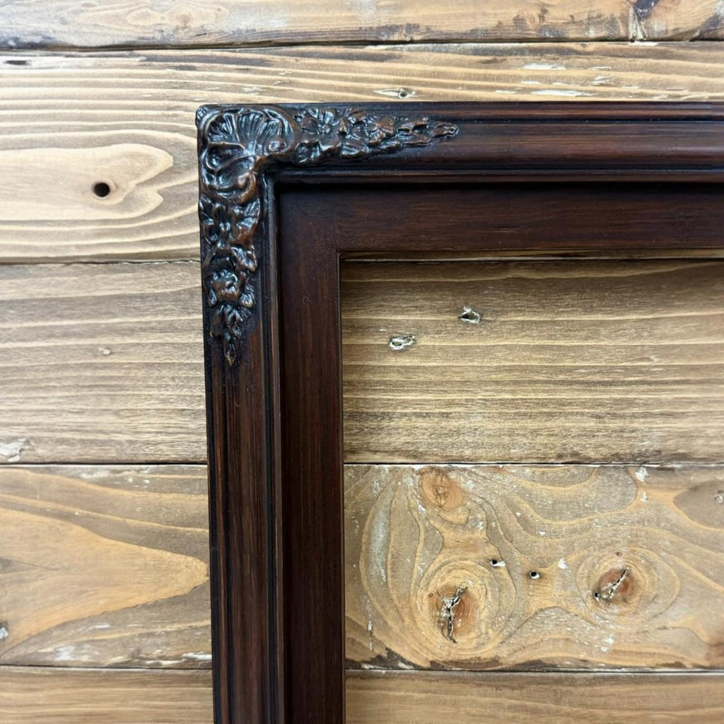 32, 43, 50 & 55 Inch Handmade wood ornate TV Frame for Samsung The Frame TV. Dark Walnut Finish (not for use with other models) (55 INCH)