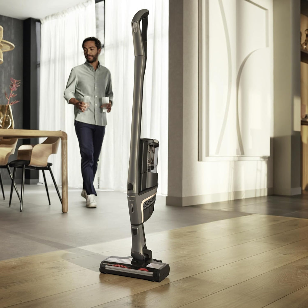 Miele Triflex HX2 Pro Self-Standing Cordless Stick Vacuum Cleaner, 120 min runtime, Infinity Grey PearlFinish / Rose Gold