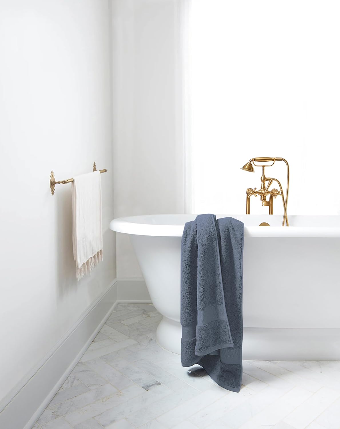 Organic Cotton Luxuriously Plush Towel 20 Piece Set |GOTS & Oeko-TEX Certified|Premium Hotel Quality Towels|Feather Touch Technology|650 GSM Long Staple|Soft, Quick Dry & Ultra-Absorbent