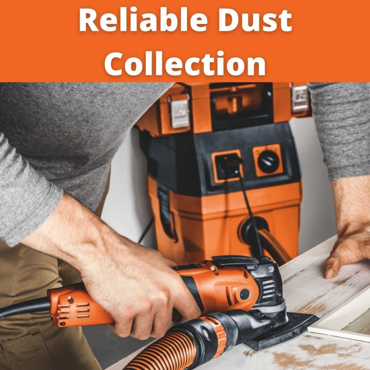 Fein Turbo I Wet/Dry Dust Extractor, Ultra-Quiet Vacuum - 5.8-Gallon Capacity, 151 CFM Suction, Anti-Static System, 13 ft Hose, 19 ft Cord, Includes Hose and Filter - 92035236090