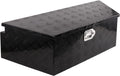 39 Inch Trailer Tongue Tool Box, Aluminum Trailer Tool Box with Lock and 2 Keys, 39' x 16.5' x 12' Heavy Duty Trailer Storage Box for Pickup Truck Bed, Black