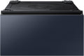 SAMSUNG 27-Inch Bespoke Front Load Washer Dryer Pedestal Stand w/ Pull Out Laundry Storage Drawer, WE502ND, Brushed Navy