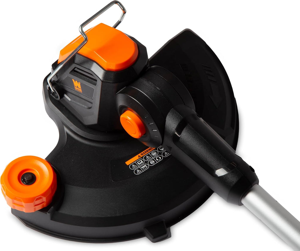 Wen 20V Max Cordless Hedge Trimmer, String Trimmer and Leaf Blower Combo Kit with 4Ah Battery and Charger (20VK3HTB)