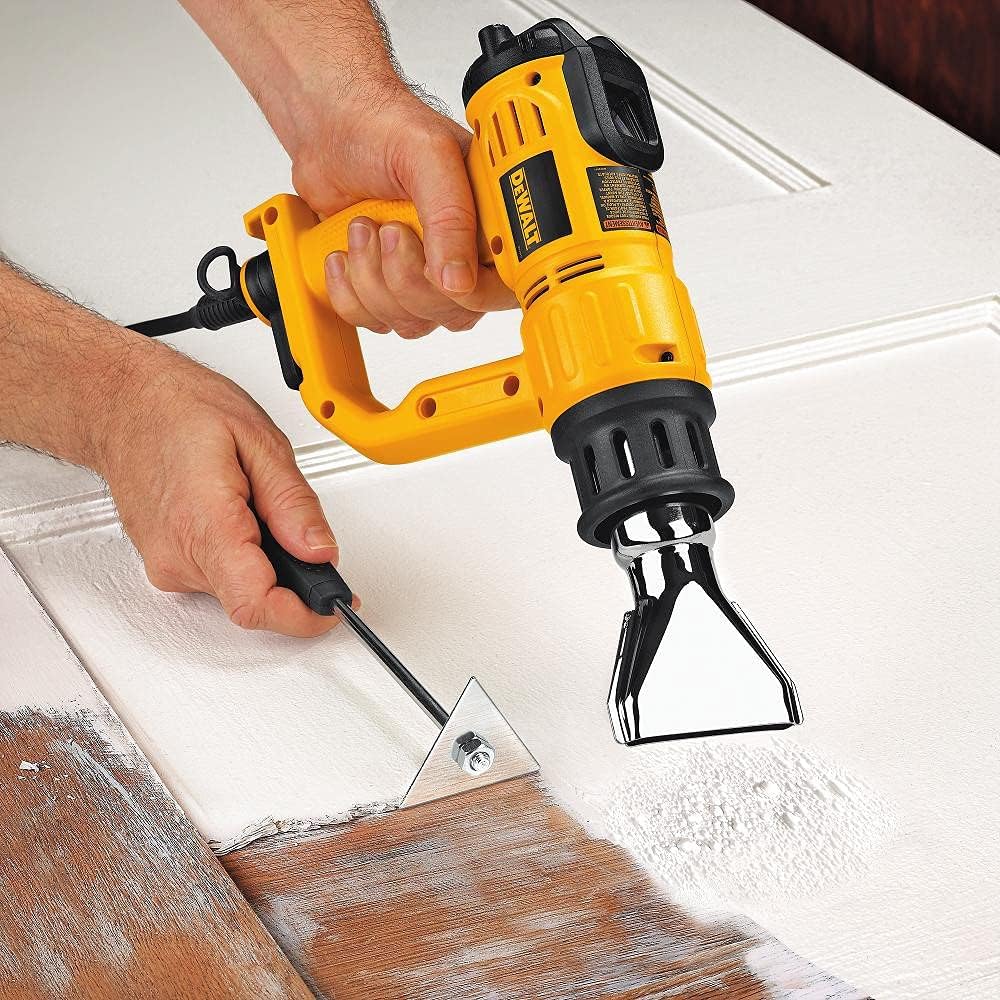 DEWALT Heat Gun with LCD Display & Hard Case/Accessory Kit (D26960K), Yellow