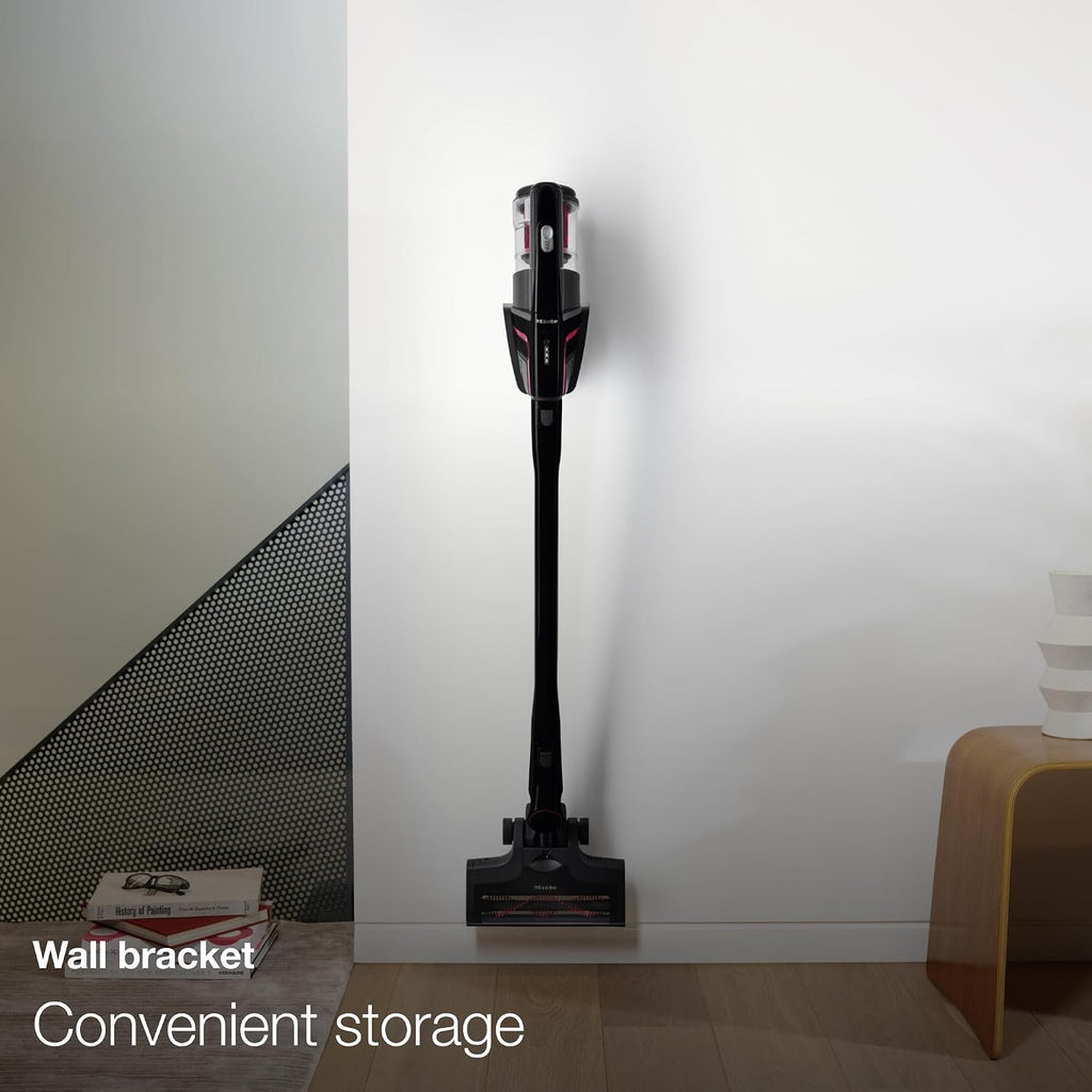 Miele Triflex HX1 Plus Self-Standing Cordless Stick Vacuum Cleaner, 60 min runtime, Obsidian Black / Red