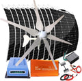 1600W Wind Solar Generator Kit : Come with 400W Wind Turbine and 10Pcs 120W Solar panels and 3000W 24V-110V Inverter and Wind & Solar Controller(for 24V System)