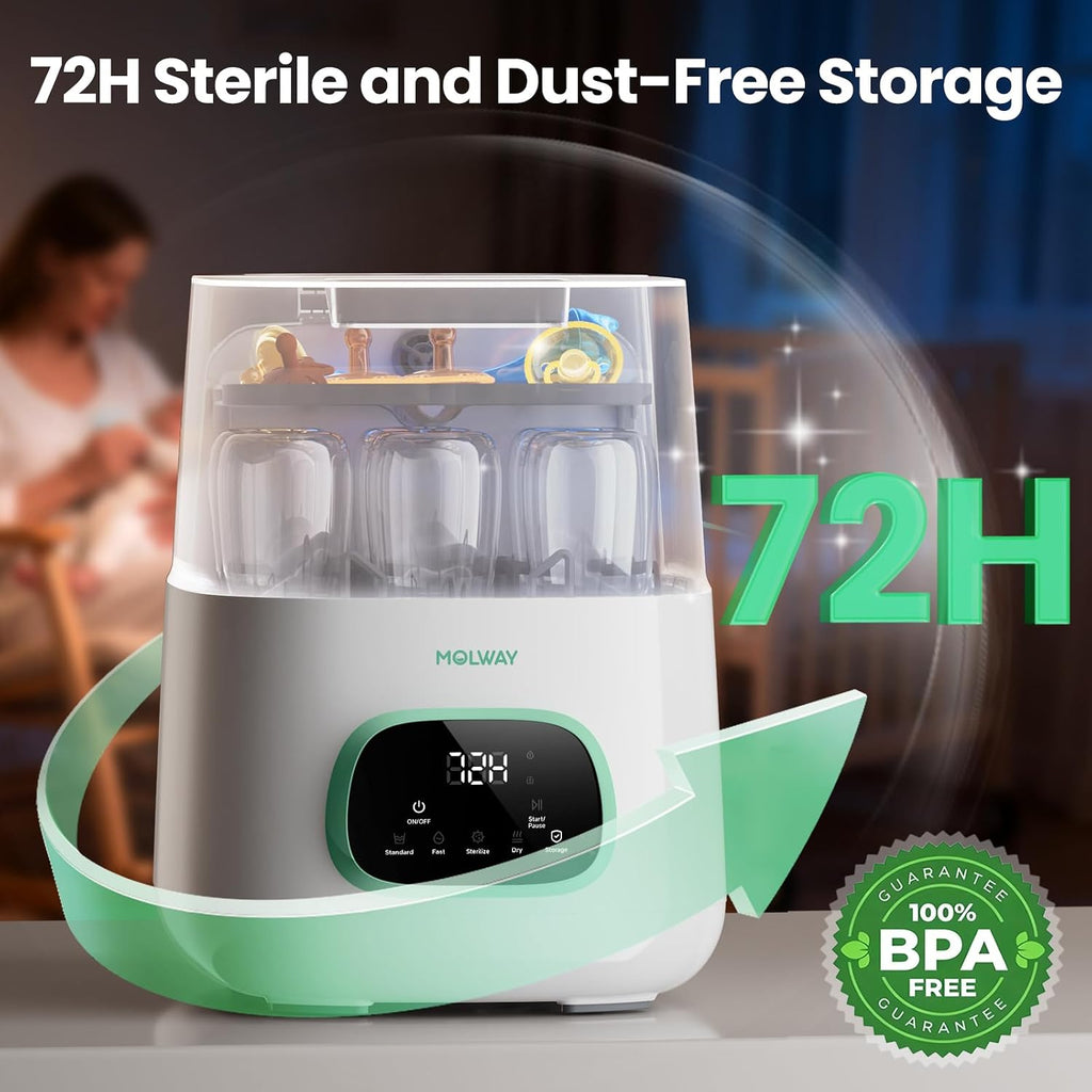 Bottle Washer Pro, All-in-One Baby Bottle Washer and Sterilizer & Dryer, Cleaning Machine for Bottles, Pump Parts & Baby Essentials, Effortless Care, Replaces Hand Washing