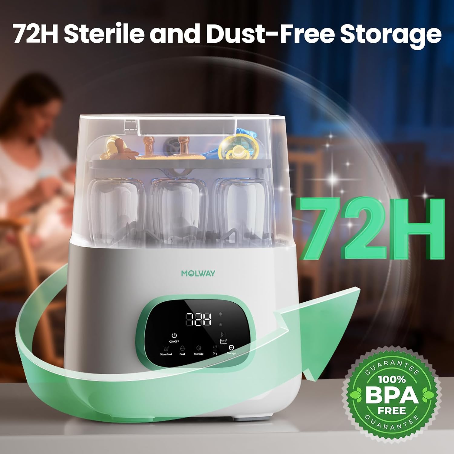 Bottle Washer Pro, All-in-One Baby Bottle Washer and Sterilizer & Dryer, Cleaning Machine for Bottles, Pump Parts & Baby Essentials, Effortless Care, Replaces Hand Washing