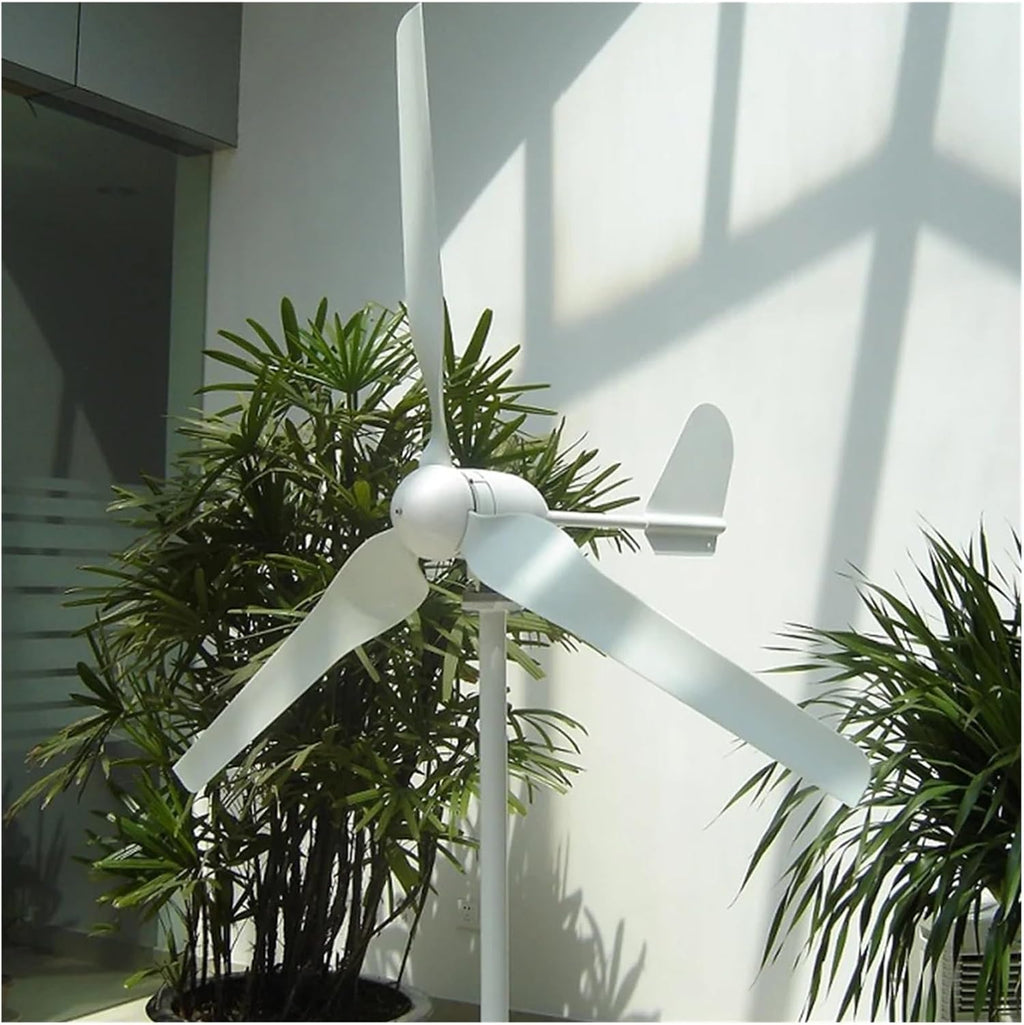 Wind Turbine Generator Kit 3000W Low Noise Horizontal Turbine 12V/24V/48V Wind Power Generator for Hybrid Solar Wind System for Home, Farm, RVs, Boats(Off Grid System,48V)
