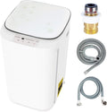 kapas kps35-735h2 upgraded compact washing machine, fully automatic 2-in-1 washer and spin dryer machine build-in pump and long hose, 8 lbs. capacity 8 lbs. top load tub washer