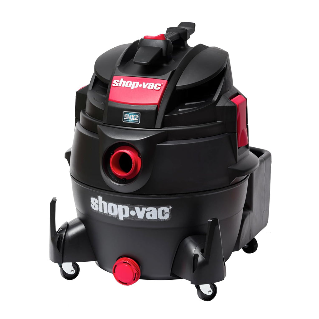 Shop-Vac 5801611 Wet Dry Vac with SVX2 Motor Technology, 16 Gallon, 2-1/2 Inch x 8 Foot Lock-On Hose, 150 CFM, (1-Pack) , Black