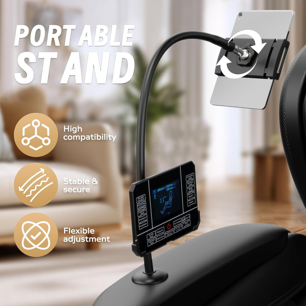 GDFStudio Full Body Massage Chair, Zero Gravity Recliner with Heating, Air Pressure, Foot Rollers, Bluetooth Speaker & Adjustable Intensity, 5 Automatic Modes for Home & Office Relaxation