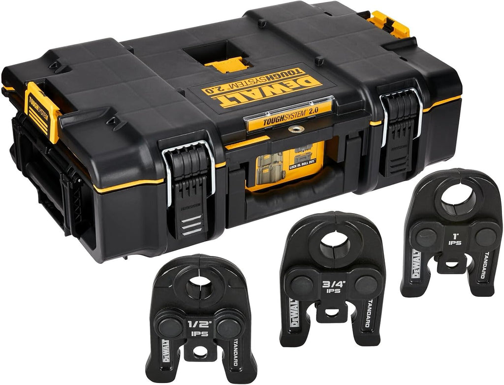 DEWALT Press Kit Tool Kit, Jaw, 1/2 to 1 Inch (DCE202K)