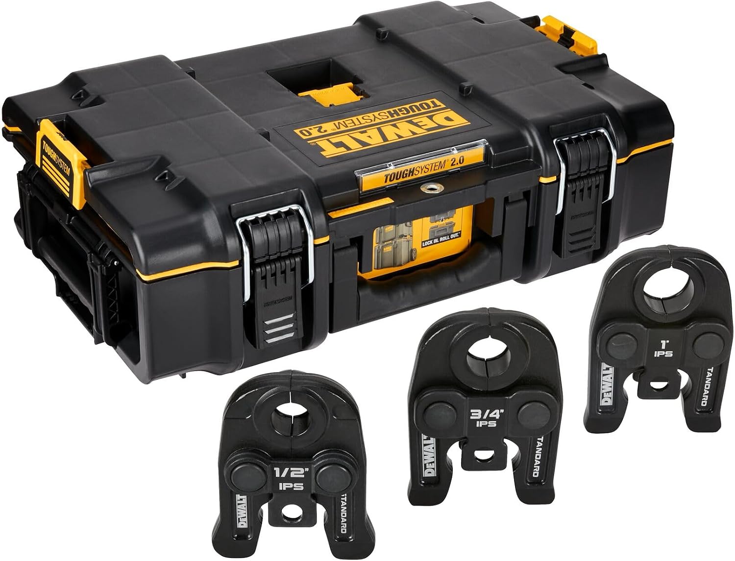 DEWALT Press Kit Tool Kit, Jaw, 1/2 to 1 Inch (DCE202K)