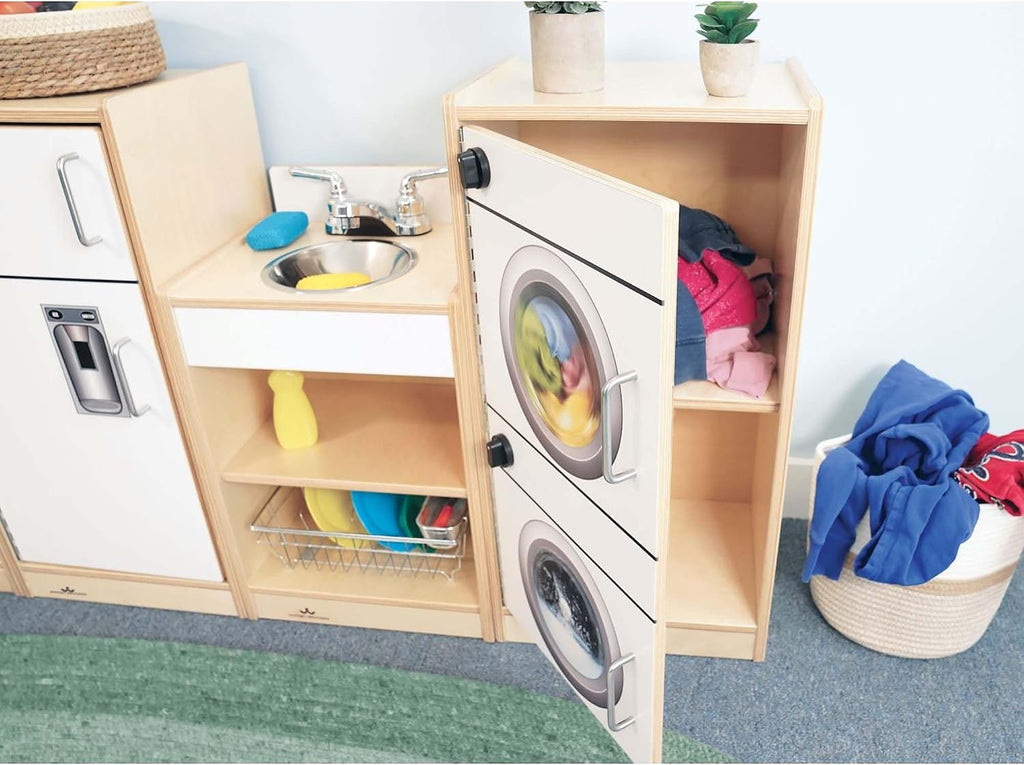 Whitney Brothers WB7265: Let's Play Toddler Washer/Dryer - White