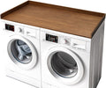 Gashell Washer Dryer Countertop, 27.5' x 58' Bamboo Washer and Dryer Countertop for Laundry Room Organization(Retro Brown)