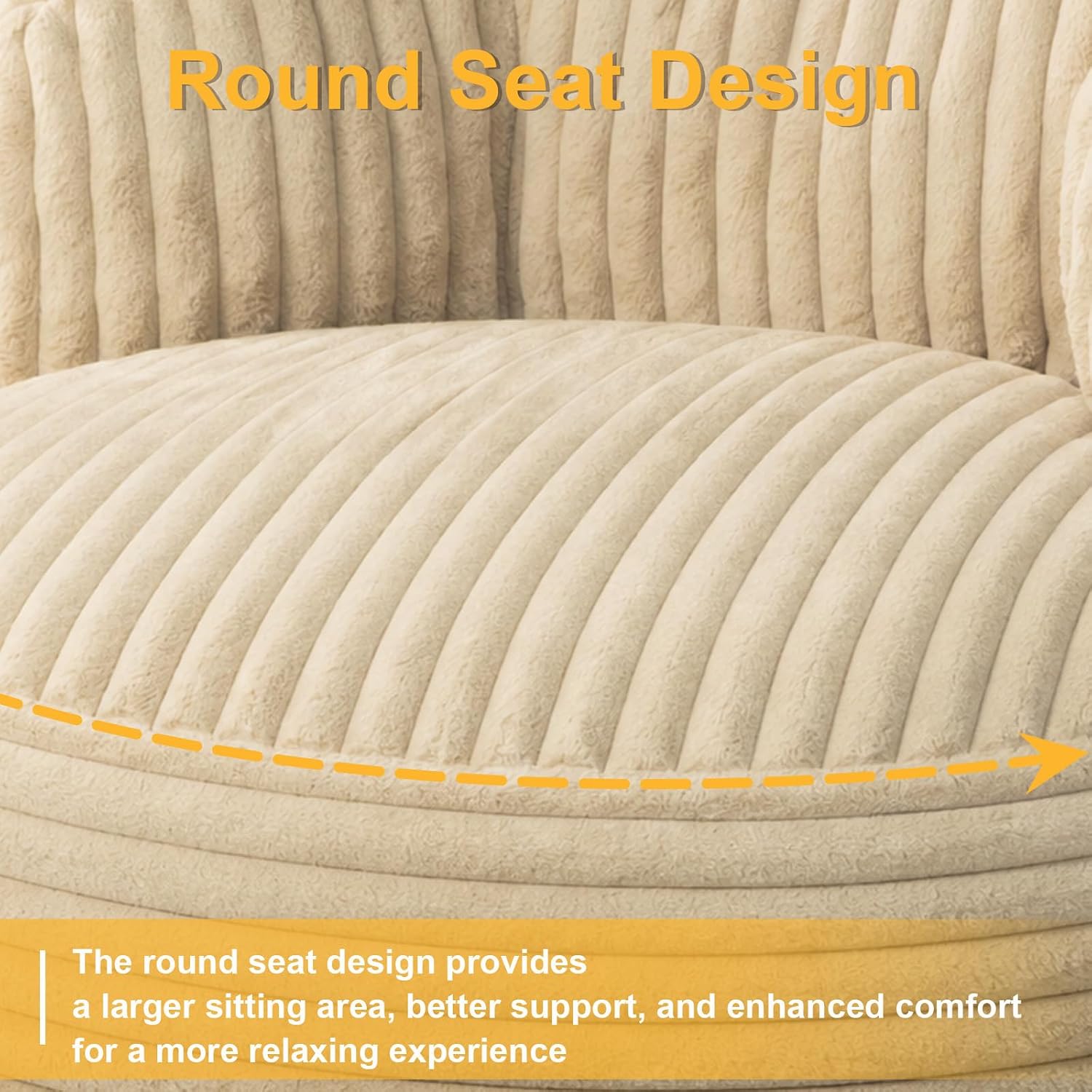 EBENCHICO Bean Bag Chair, Comfy Bean Bag Sofa with Filling for Adults and Kids, Cozy Beanbag Chair for Dorm, Floor Couch Sofa Chair for Living Room, Gaming, Reading