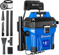 Vacmaster VWMB508 0101 5 Gallon Wall-Mount Wet/Dry Vacuum with Remote Control Operation
