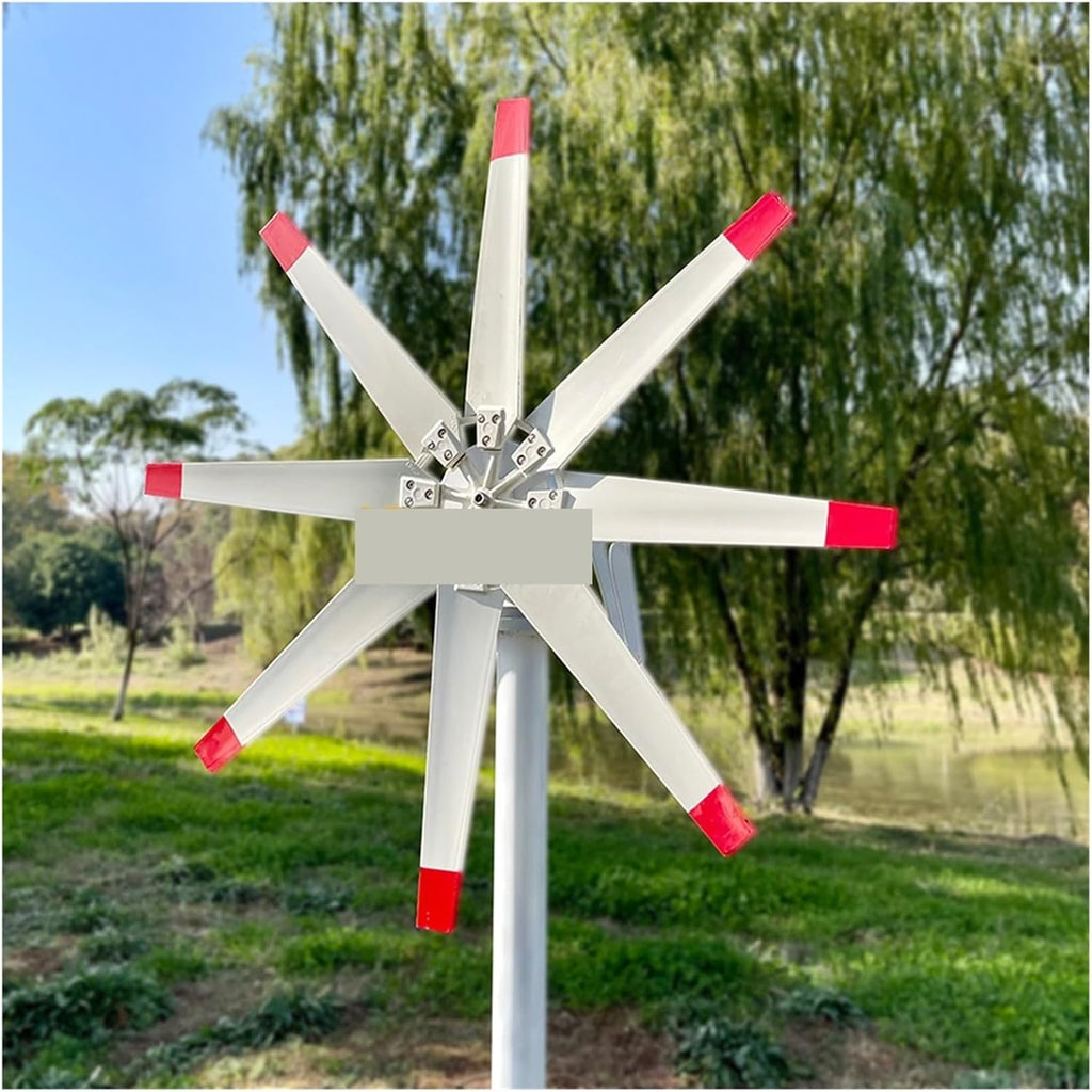 Wind Turbine Generator Kit, 3000W Horizontal Wind Turbine nerator 3KW 12V 24V 48V Alternator Free Energy Windmill for Home Farm for Hybrid Solar Wind System(48V)
