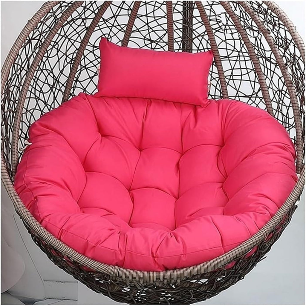 Swing Hanging Chair Cushion Egg Chair Cushion Thicken Hanging Basket Egg Chair Waterproof Heavy Duty Swing Chair Cover Seat Cushion for Garden Outdoor Indoor Patio(11,120CM)