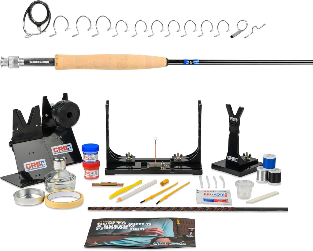 Mud Hole All-in-One Fishing Rod Building Kit with Tools, Components, and Supplies