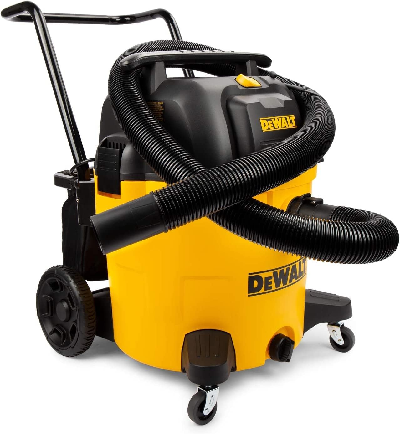 DEWALT 14 Gallon Poly Shop Vacuum Wet/Dry, 6 Peak HP, Cart Style Wet/Dry/Blower 3 in 1 Multifunction Shop Vacuum, Built-in Drain, DXV14P
