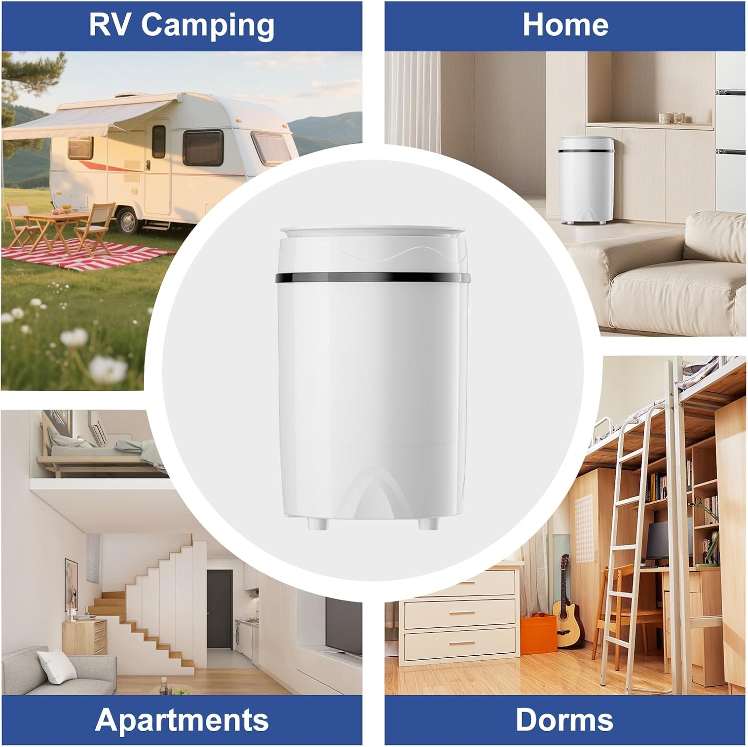 Shoes Washing Machine,Semi Automatic Portable Mini Washing Machine,Washing Shoes/Clothes & Socks and Spin-Dry,PA Soft Bristles Deep Cleaning,Compact Lightweight,Avoid Cold Water