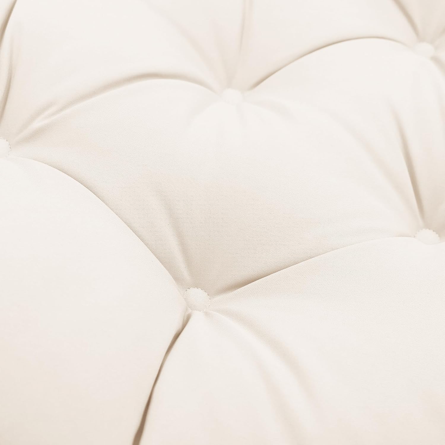 Lifup Water Resistant Papasan Cushion, Rocker Chair Pads, Hammock Seating Cushion for Hanging Egg Chair Folding Garden Sofa Patio Garden Swing Chair Beige Round 47'