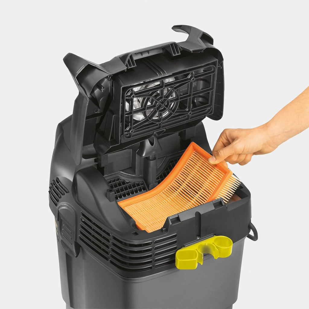 Kärcher - Commercial Wet Dry Vacuum Cleaner - NT Tact Te 35/1 - Fully Automatic Filter Cleaning System - 9.2 Gallon Tank Capacity