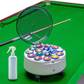Pool Ball Cleaner Pool Ball Polishing Cleaning Machine Billiard Ball Cleaner Electronic Pool Balls Polishing for 16 Billiard and Snooker Balls 110V 180V