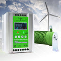 Auto 12v/24v/48v Mppt Boost Charge Controller,Hybrid Wind Solar Panel Controller,Boost Charge Regulator with Lcd Display,Wind Generator,48V-5000W