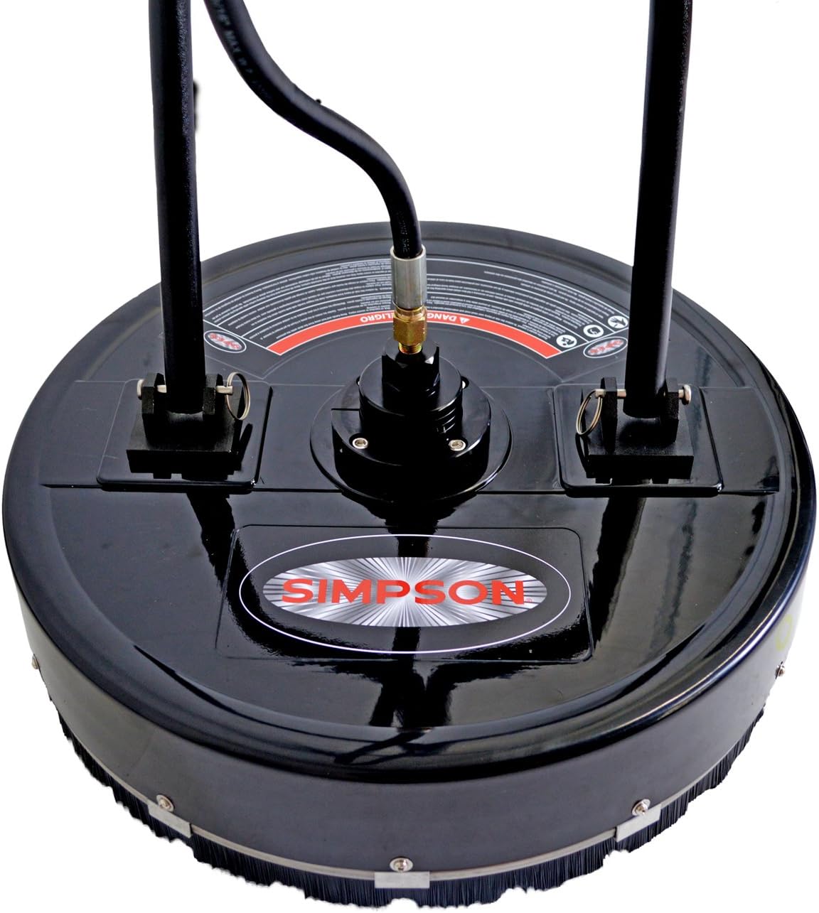 Simpson Cleaning 80182 Universal 20' Industrial Pressure Washer Surface Cleaner for Hot and Cold Water Machines, 3/8' Quick Connection, Recommended min 3450 PSI up to max of 4500 PSI, Black