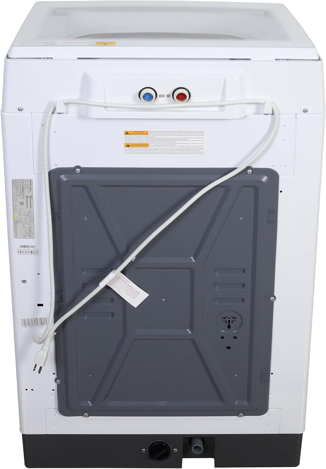 HAMILTON BEACH RPW302 Portable Washing Machine, 3.0 cu ft, White