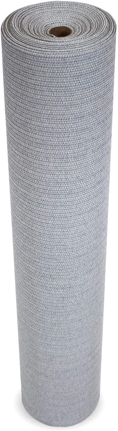 Coolaroo 90% UV Block Heavy Duty Sun Protection Fabric - Breathable Outdoor Shade Cover for Pergolas, Patios, Pets, Vehicles, and Play Areas, Tear-Resistant HDPE, 6ftx50ft Roll, Stone