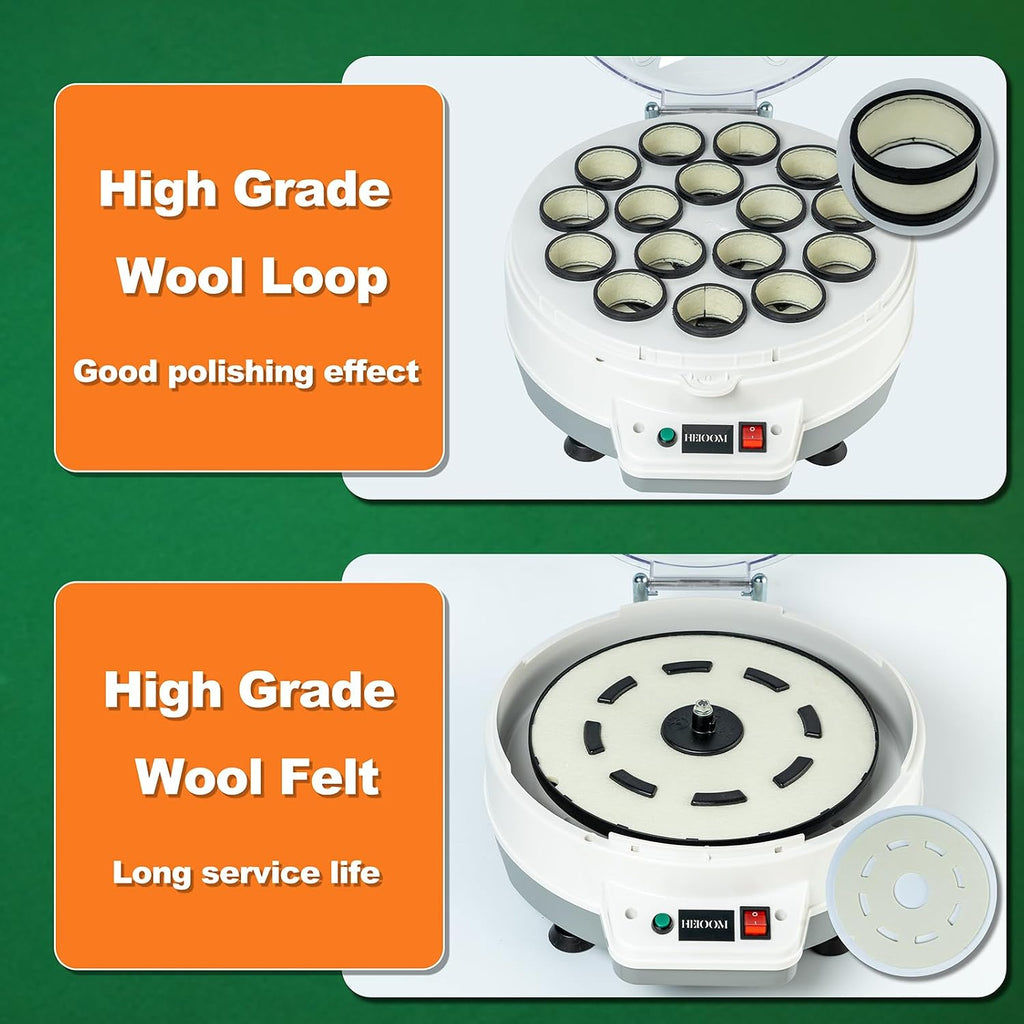 Pool Ball Cleaner Pool Ball Polishing Cleaning Machine Billiard Ball Cleaner Electronic Pool Balls Polishing for 16 Billiard and Snooker Balls 110V 180V