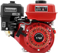 212cc 7.5HP Gas Power Household Engine Petrol Motor, 4-Stroke Pull Start Gas Engine Irrigation Air-Cooled Petrol Motor, 3000W Generator Gas Power Engine Motor for Garden Yard Irrigation