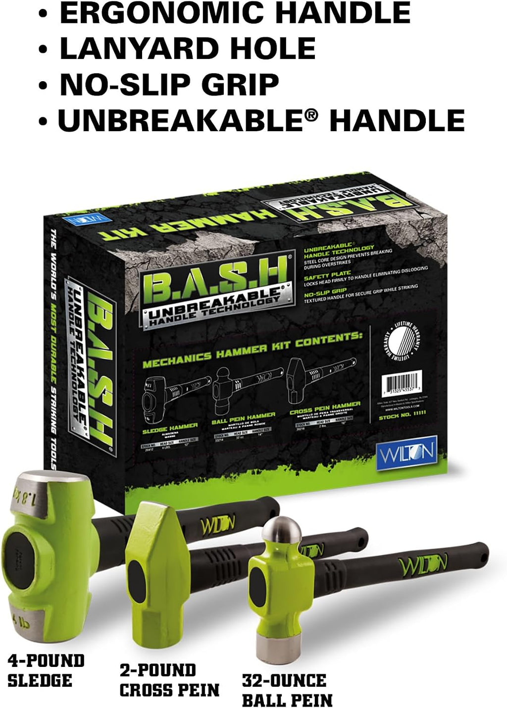 Wilton B.A.S.H Mechanics Hammer Kit (11111)