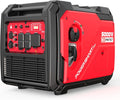 PowerSmart 5000-Watt Portable Inverter Generator Gas Powered with Electric Start, CO Protect, Super Quiet, 30 Amp for Home Use