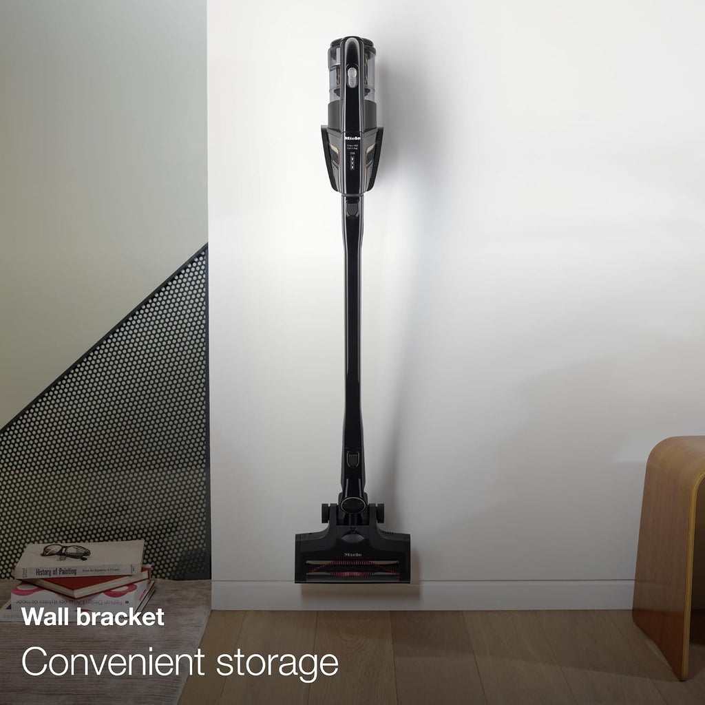 Miele Triflex HX2 Cat & Dog Self-Standing Cordless Stick Vacuum Cleaner 60 min runtime,Obsidian Black / Rose Gold