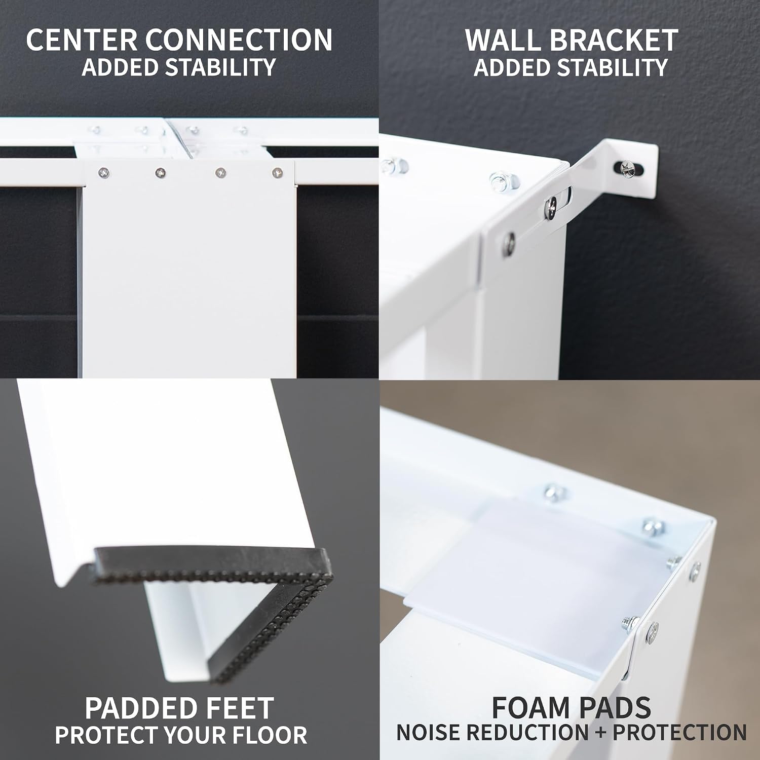 Life Finds Universal Laundry Dual Pedestal for Washer and Dryer Set, Washing Machine Stand, Dryer Base, White, LF-WDP01