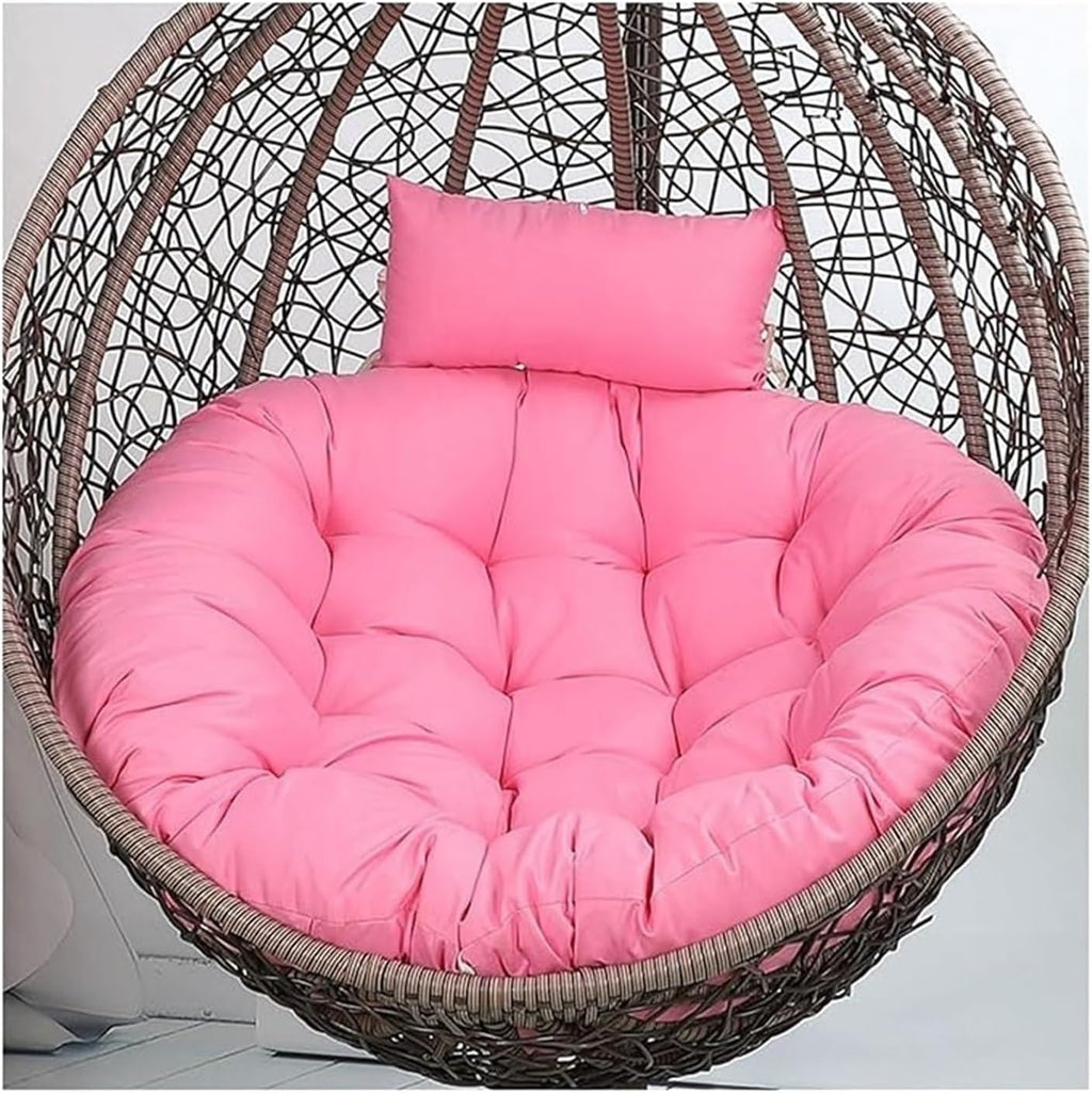 Swing Hanging Chair Cushion Egg Chair Cushion Thicken Hanging Basket Egg Chair Waterproof Heavy Duty Swing Chair Cover Seat Cushion for Garden Outdoor Indoor Patio(8,120CM)