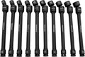 Astro Tools 78354 10-Piece 3/8' Drive 6 Point Pinless Universal Torque-Saver Impact Extension Socket Set - Metric