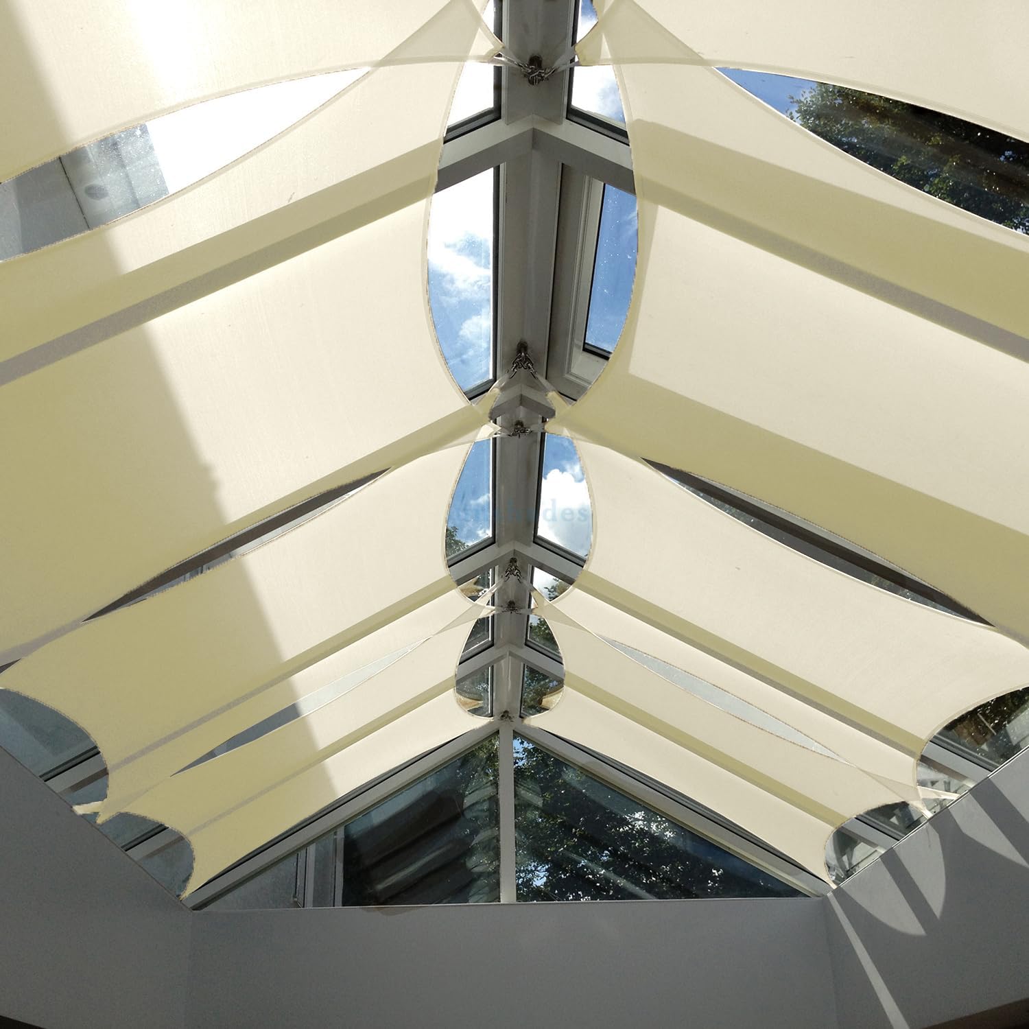 TANG Sunshades Depot 12' x 12' U-V Block Sun Shade Sail Perfect for Outdoor Patio Garden Pergola Gazebo Canopy Deck Playground Preschool Heavy Duty 180GSM Customize Made Size