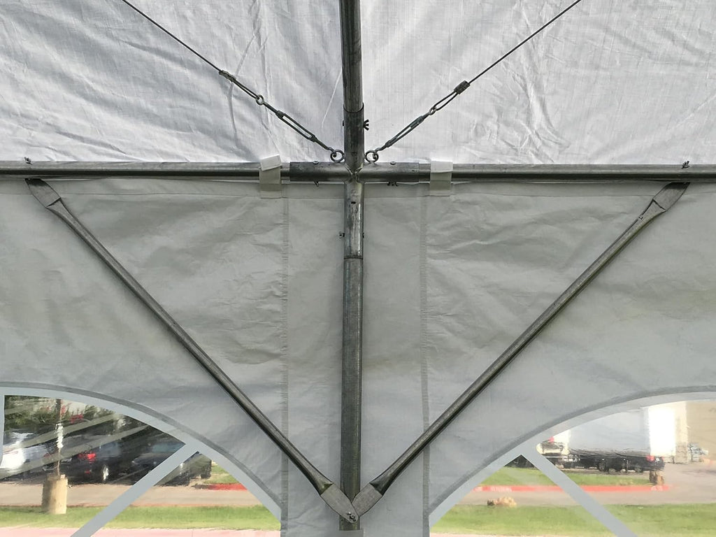 DELTA 30'x20' PE Marquee Tents for Parties, Party Tent, Carpas para Fiestas, Outdoor Wedding Tent, Heavy Duty Waterproof Canopy, Outdoor Event + Storage Bags