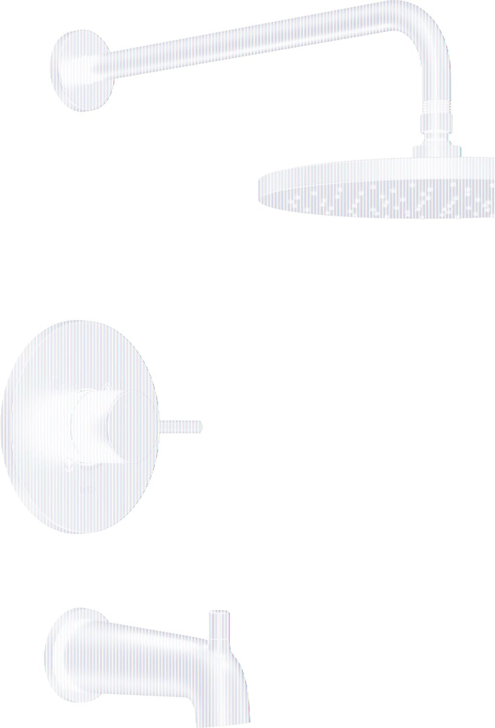 Delta Modern 14 Series Round Rain Bathtub and Shower Faucet Set, Rainfall Matte Black Shower Head and Handle Set, Valve Trim Kit, 10 Inch, Matte Black T14469-BL-PP (Valve Not Included)